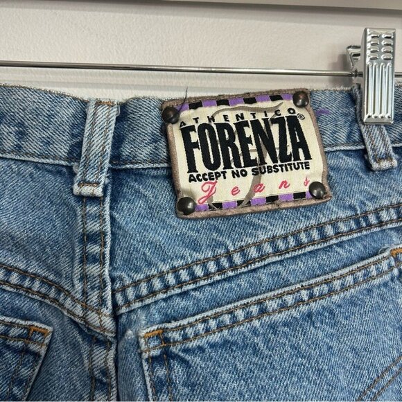 Vintage Forenza Classic Blue Mom Denim Jeans Junior Size 10 Women’s Size 4 - Picture 6 of 8